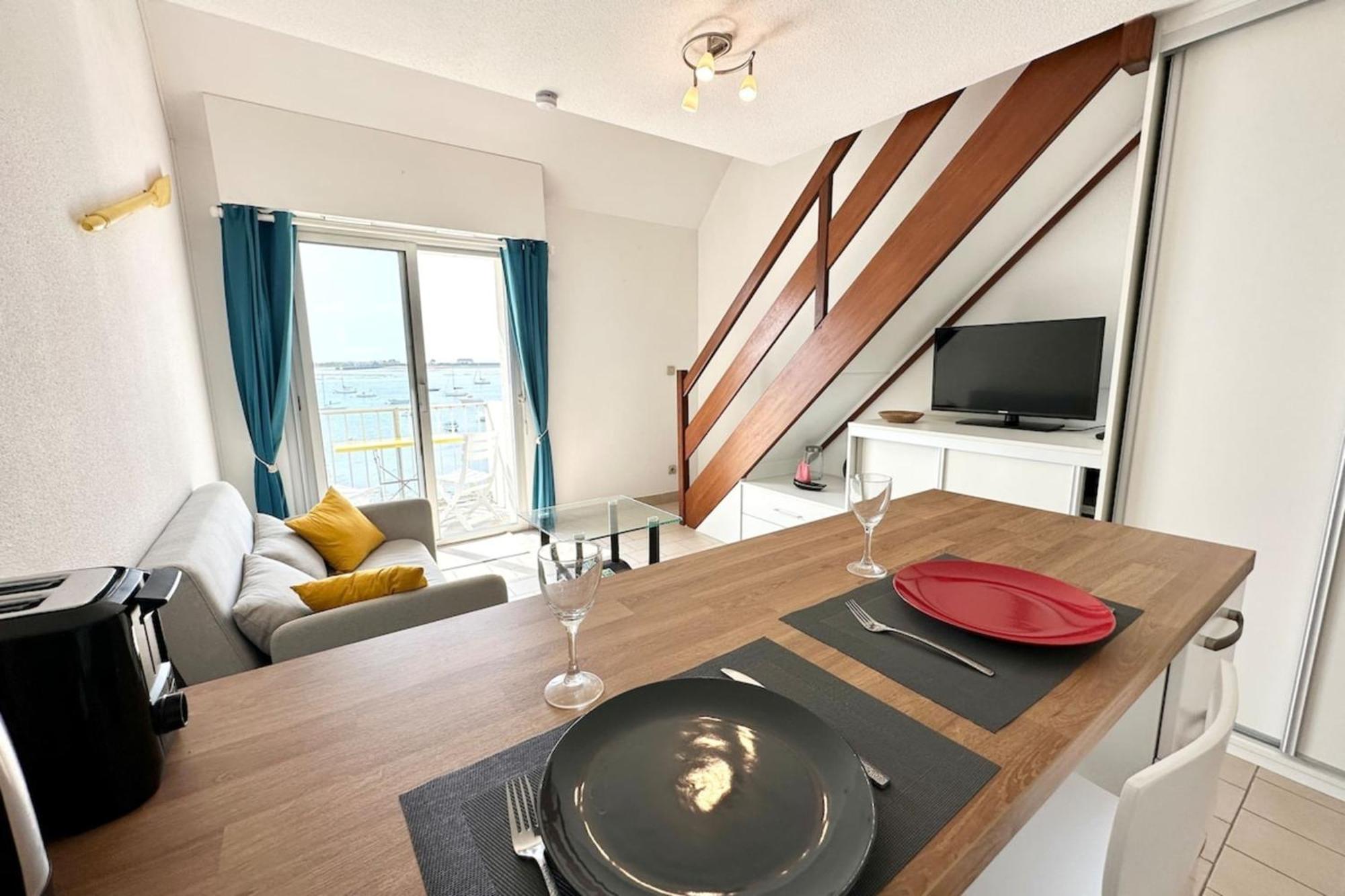 Pieds Dans L'Eau ! T2 Top Cosy Vue Mer 180 Port-Louis Exteriör bild